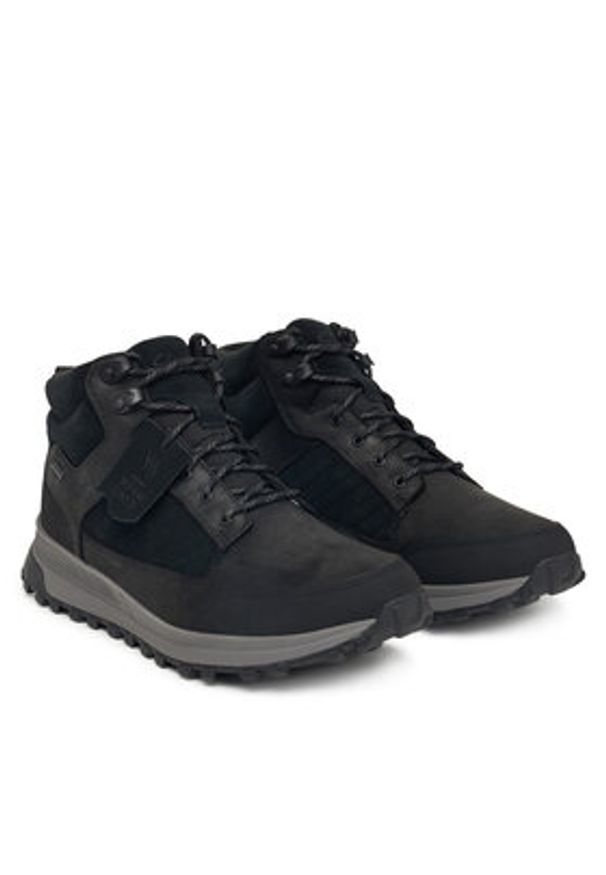 Clarks Trekkingi ATL TrekHi GTX 26184481 Czarny. Kolor: czarny. Materiał: skóra. Sport: turystyka piesza