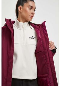 The North Face kurtka puchowa damska kolor bordowy zimowa. Okazja: na co dzień. Kolor: czerwony. Materiał: puch. Sezon: zima. Styl: casual #5