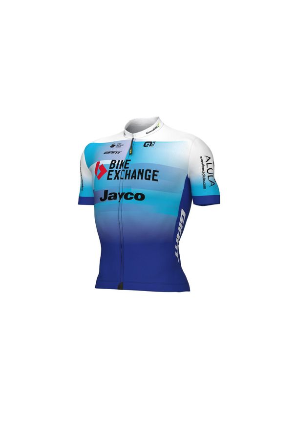 ALÉ CYCLING - Koszulka rowerowa męska Alé Cycling Prime Bike Exchange. Kolor: biały, wielokolorowy, niebieski