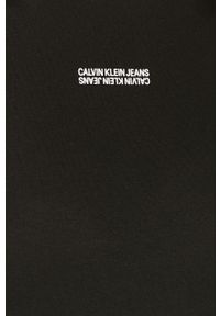 Calvin Klein Jeans - T-shirt. Okazja: na co dzień. Kolor: czarny. Materiał: dzianina. Wzór: nadruk. Styl: casual #2