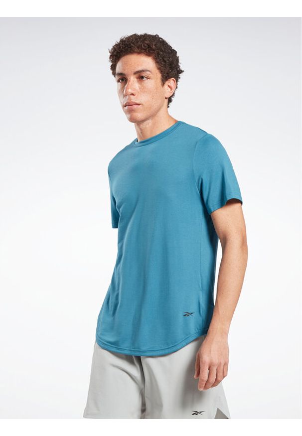 Reebok T-Shirt ACTIVCHILL+DREAMBLEND T-Shirt HR6167 Niebieski Regular Fit. Kolor: niebieski