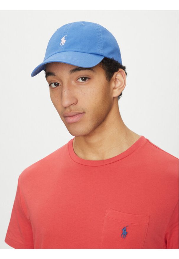 Polo Ralph Lauren Czapka z daszkiem Chino Ball Cap 710667709121 Niebieski. Kolor: niebieski. Materiał: materiał, bawełna