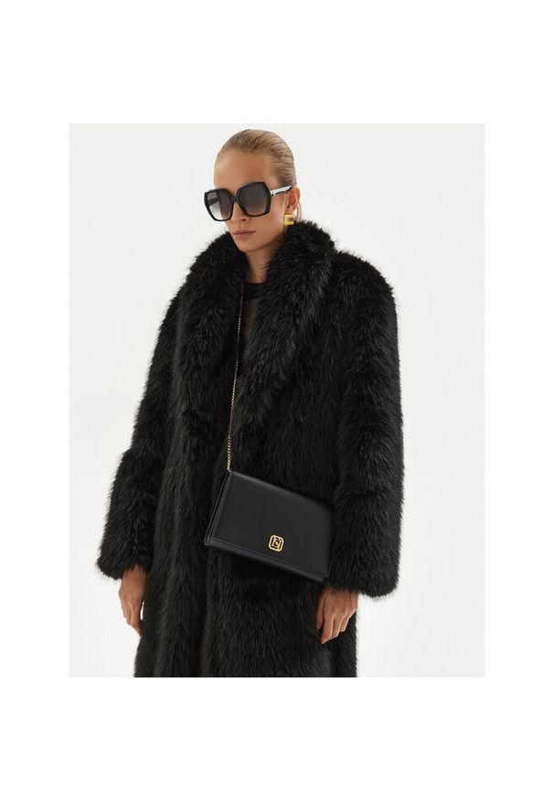 Torebka Elisabetta Franchi. Kolor: czarny