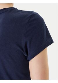 Mustang T-Shirt Loa 1016509 Granatowy Slim Fit. Kolor: niebieski. Materiał: bawełna