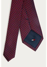 Tommy Hilfiger Tailored - Krawat. Kolor: czerwony. Materiał: tkanina, materiał, jedwab #2