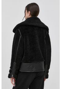 Karl Lagerfeld kurtka 220W1501 damska kolor czarny przejściowa oversize. Kolor: czarny. Materiał: materiał #4