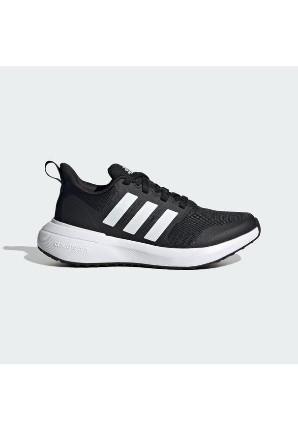 Adidas - Buty dziecięce do biegania FortaRun 2.0 Cloudfoam Lace Shoes. Kolor: biały, czarny, wielokolorowy. Materiał: materiał. Model: Adidas Cloudfoam