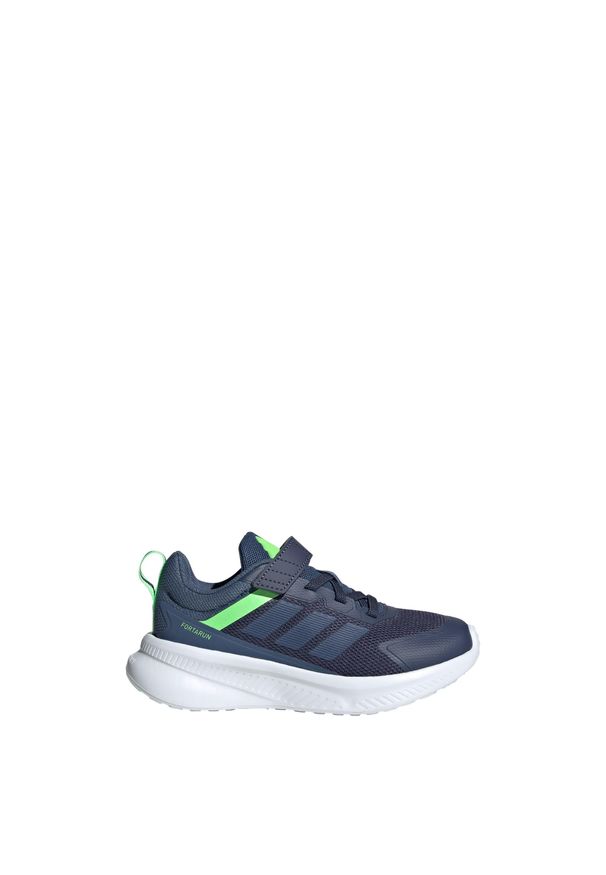 Adidas - Buty dla dzieci Fortarun 4.0. Zapięcie: pasek. Kolor: niebieski