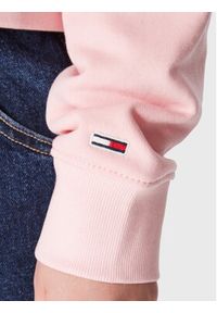 Tommy Jeans Bluza Essential DW0DW14851 Różowy Regular Fit. Kolor: różowy. Materiał: bawełna, syntetyk #4