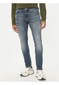 Tommy Jeans Jeansy Austin DM0DM20401 Niebieski Slim Fit. Kolor: niebieski