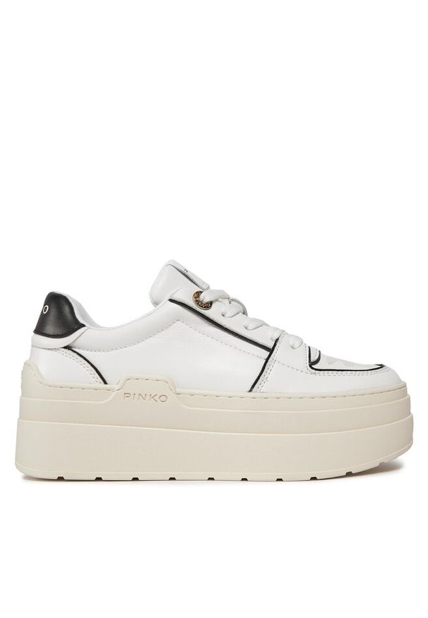 Sneakersy Pinko. Kolor: biały