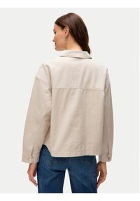 Vero Moda Koszula jeansowa Jamie 10331693 Beżowy Relaxed Fit. Kolor: beżowy. Materiał: bawełna #3