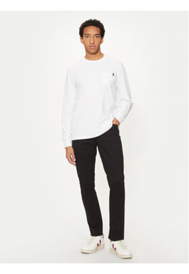 U.S. Polo Assn. Longsleeve MUP2275 Biały Regular Fit. Typ kołnierza: polo. Kolor: biały. Materiał: bawełna. Długość rękawa: długi rękaw