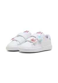 Puma - Sneakersy dla małych dzieci Smash 3.0 Badges PUMA White Safe Lake Red Fire Blue. Kolor: niebieski, wielokolorowy, biały. Sport: turystyka piesza