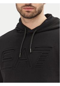 EA7 Emporio Armani Bluza 7M000152 AF10432 UC001 Czarny Regular Fit. Kolor: czarny. Materiał: bawełna #4