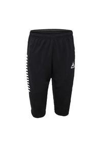 SELECT - Spodnie Do Joggingu Męskie 3/4 Argentina. Kolor: czarny. Materiał: dresówka. Sport: bieganie