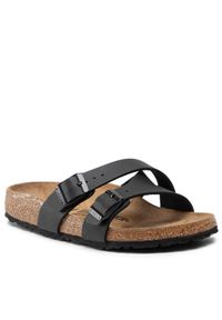 Birkenstock Klapki Yao Balance 1016687 Czarny. Kolor: czarny. Materiał: skóra