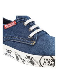 Jeansowe Półbuty Artiker Damskie Wygodne Obuwie. Kolor: niebieski. Materiał: jeans. Szerokość cholewki: normalna. Wzór: aplikacja, nadruk. Styl: sportowy #6