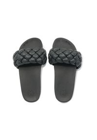 Flip*Flop - Klapki plażowe damskie Flip Flop Pool Weave. Okazja: na plażę. Kolor: czarny. Sezon: lato