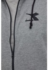 Diadora dres męski kolor szary. Kolor: szary. Materiał: dresówka #5