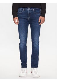 Calvin Klein Jeans Jeansy J30J323381 Granatowy Skinny Fit. Kolor: niebieski