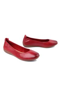 Josef Seibel - JOSEF SEIBEL 74801 133 450 Fenja 01 hibiscus, baleriny damskie. Kolor: czerwony. Materiał: skóra #1