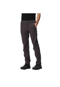 Regatta - Męskie spodnie softshellowe Geo II szare. Kolor: szary, wielokolorowy, fioletowy. Materiał: poliester, elastan