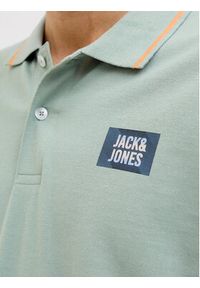 Jack & Jones - Jack&Jones Polo Hudson 12269238 Zielony Regular Fit. Typ kołnierza: polo. Kolor: zielony. Materiał: bawełna #7