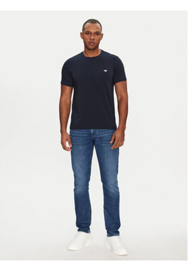 Emporio Armani Underwear Komplet 2 t-shirtów EM000391 AF10776 MB142 Kolorowy Regular Fit. Materiał: bawełna. Wzór: kolorowy
