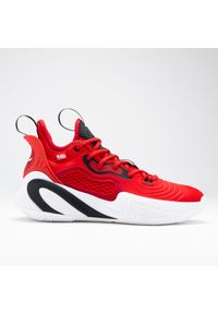 TARMAK - Buty do koszykówki dla kobiet i mężczyzn Tarmak NBA SE900 Chicago Bulls. Kolor: czerwony. Materiał: kauczuk. Sport: koszykówka #1