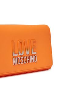 Love Moschino - LOVE MOSCHINO Torebka JC4260PP0MKD0450 Pomarańczowy. Kolor: pomarańczowy. Materiał: skórzane #5