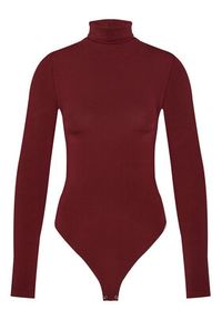 Wolford Body Colorado 75083 Bordowy Slim Fit. Kolor: czerwony. Materiał: bawełna #9