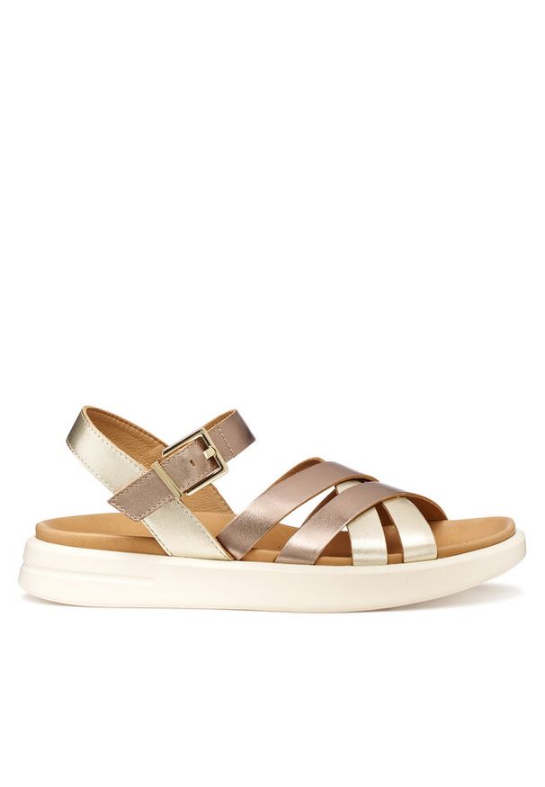 Sandały Geox. Kolor: złoty