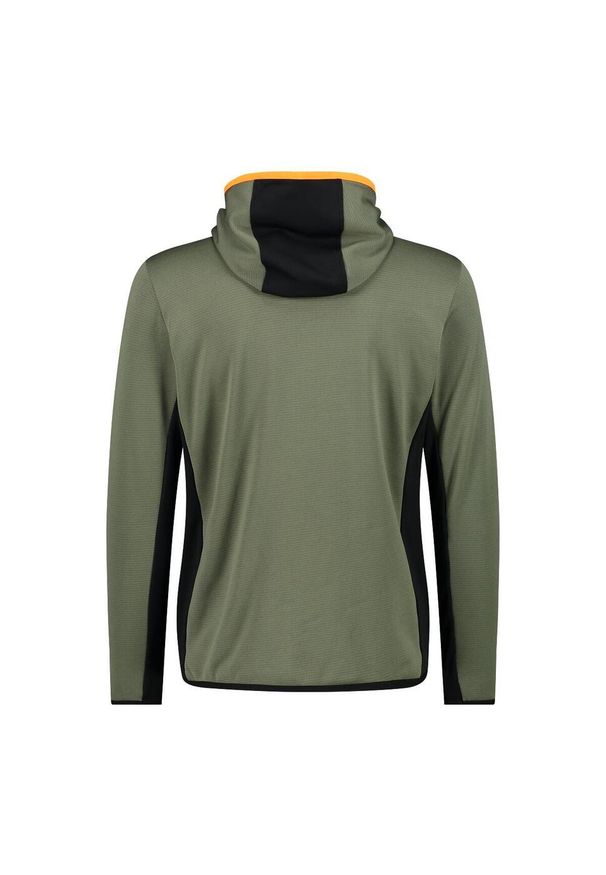 Bluza męska turystyczna CMP 34G1527. Kolor: zielony. Styl: sportowy. Sport: turystyka piesza