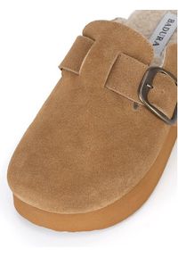 Badura Klapki TS6207-02 Brązowy. Kolor: brązowy. Materiał: skóra, zamsz #7