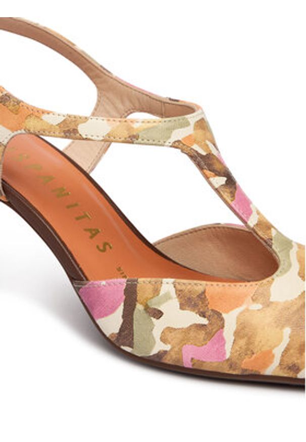 Hispanitas Czółenka HV264756 C005 Kolorowy. Materiał: materiał. Wzór: kolorowy