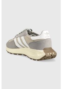 adidas Originals sneakersy Retropy E5 Q47101 kolor szary. Nosek buta: okrągły. Zapięcie: sznurówki. Kolor: szary. Materiał: guma. Obcas: na obcasie. Wysokość obcasa: niski #3
