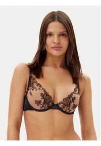 Hunkemöller Biustonosz z fiszbiną Anouk 300950 Czarny. Kolor: czarny. Materiał: syntetyk