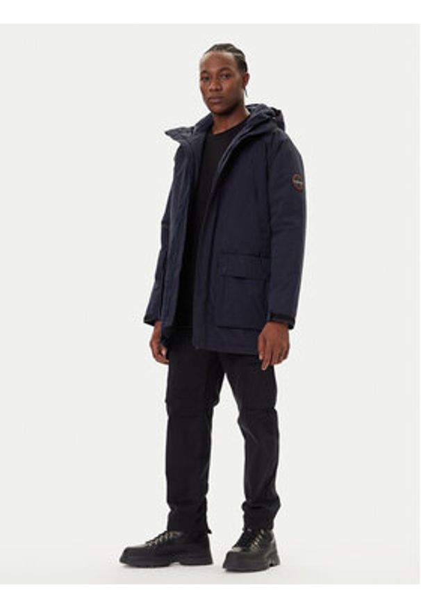 Napapijri Kurtka zimowa A-Diries NP0A88TE Granatowy Regular Fit. Kolor: niebieski. Materiał: syntetyk. Sezon: zima