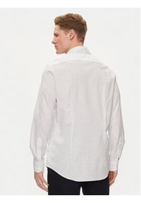 TOMMY HILFIGER - Tommy Hilfiger Koszula Circle MW0MW34649 Biały Slim Fit. Kolor: biały. Materiał: bawełna