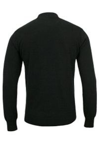 Półgolf Klasyczny, Męski Czarny - Brave Soul. Kolor: czarny. Materiał: bawełna. Sezon: zima, jesień. Styl: klasyczny #4