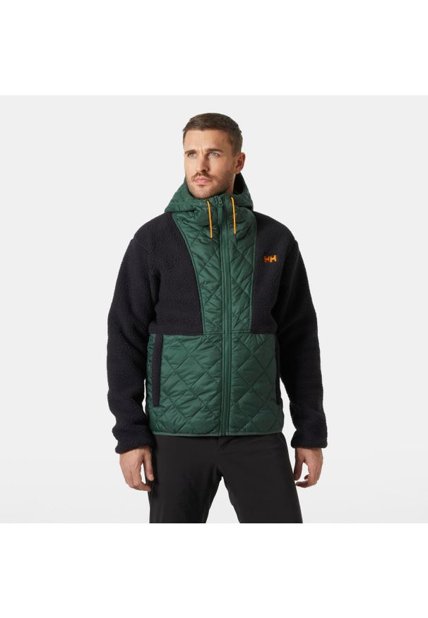 Bluza z kapturem Helly Hansen Stowe Hybrid. Typ kołnierza: kaptur. Kolor: zielony