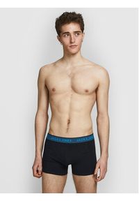 Jack & Jones - Jack&Jones Komplet 3 par bokserek Waistband 12127816 Czarny. Kolor: czarny. Materiał: bawełna #5
