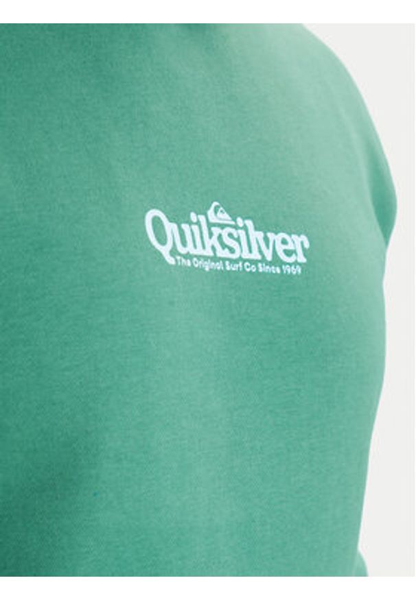 Quiksilver Bluza Fineline EQYFT05198 Zielony Regular Fit. Kolor: zielony. Materiał: bawełna