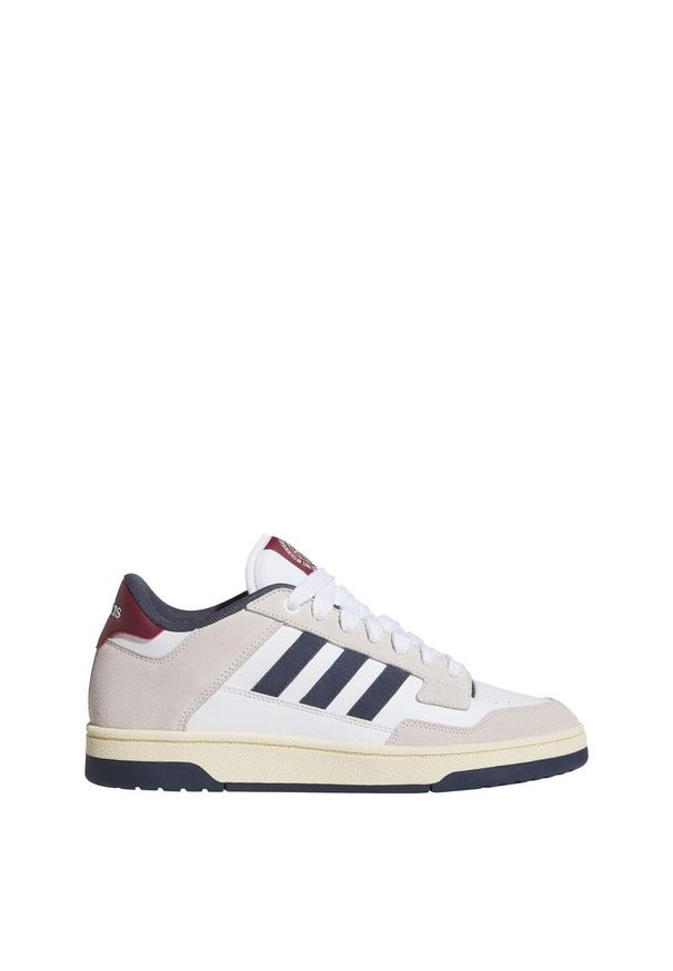 Adidas - Buty Rapid Court Low. Wysokość cholewki: przed kostkę. Kolor: czerwony, niebieski, wielokolorowy, biały. Sport: turystyka piesza