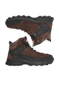 Hunter Trekkingi CEO-H8-352 Brązowy. Kolor: brązowy. Materiał: zamsz, skóra. Sport: turystyka piesza #4