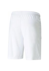 Puma - Męskie szorty piłkarskie teamLIGA PUMA White Black. Kolor: biały, wielokolorowy, czarny. Sport: piłka nożna