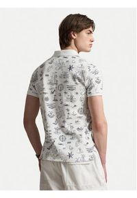 Polo Ralph Lauren Polo 710B18827001 Biały Regular Fit. Typ kołnierza: polo. Kolor: biały. Materiał: bawełna #5