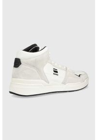 G-Star RAW - G-Star Raw sneakersy attacc mid 2212040711.WHT kolor biały. Nosek buta: okrągły. Zapięcie: sznurówki. Kolor: biały. Obcas: na obcasie. Wysokość obcasa: niski #5