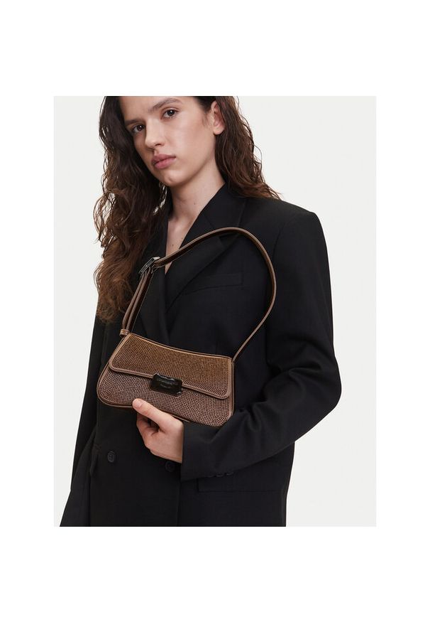 Torebka Emporio Armani. Kolor: brązowy